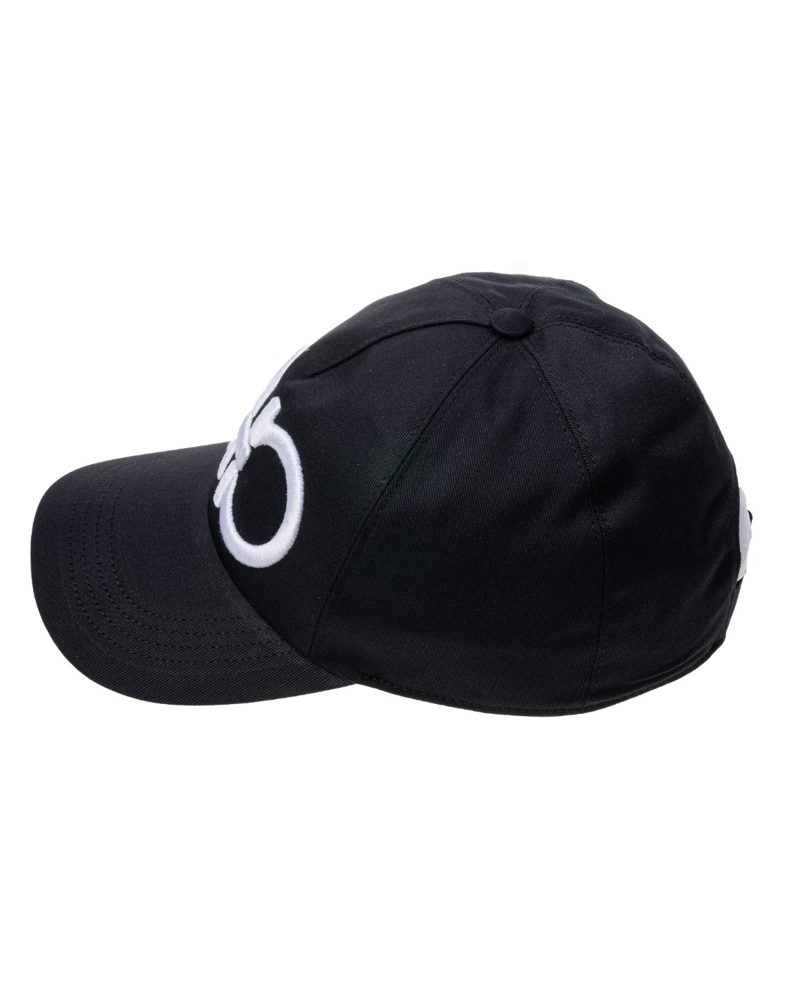 shop SALVATORE FERRAGAMO  Cappello: Salvatore Ferragamo cappello da baseball Gancini.
Logo in rilievo.
Composizione: 100% cotone.
Made in Italy.. 560024 CAPGANDOUBL-013754947NERO/BIANCO number 1879412